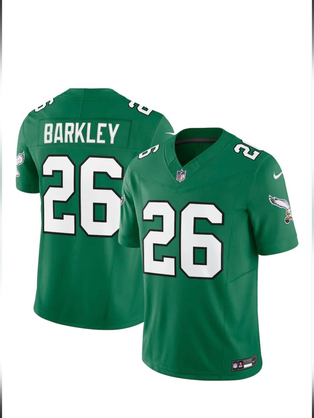 NWT Philadelphia Eagles Saquon Barkley Nike Kelly Green Jersey